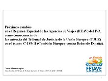FETAVE II Congreso 2014, Cerdeña - IVA