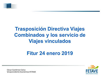 Trasposición Directiva Viajes Combinados y los servicio de  Viajes vinculados