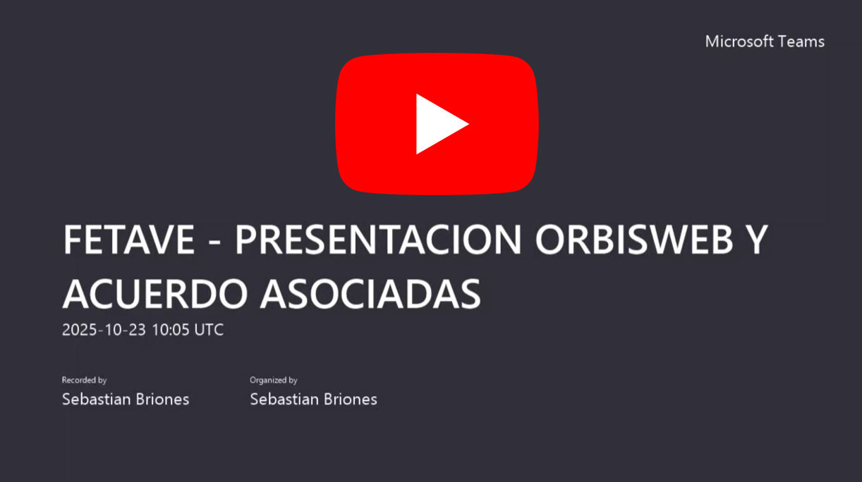 Acuerdo FETAVE -  ORBIS/VERI*FACTU. [Pipeline Software]